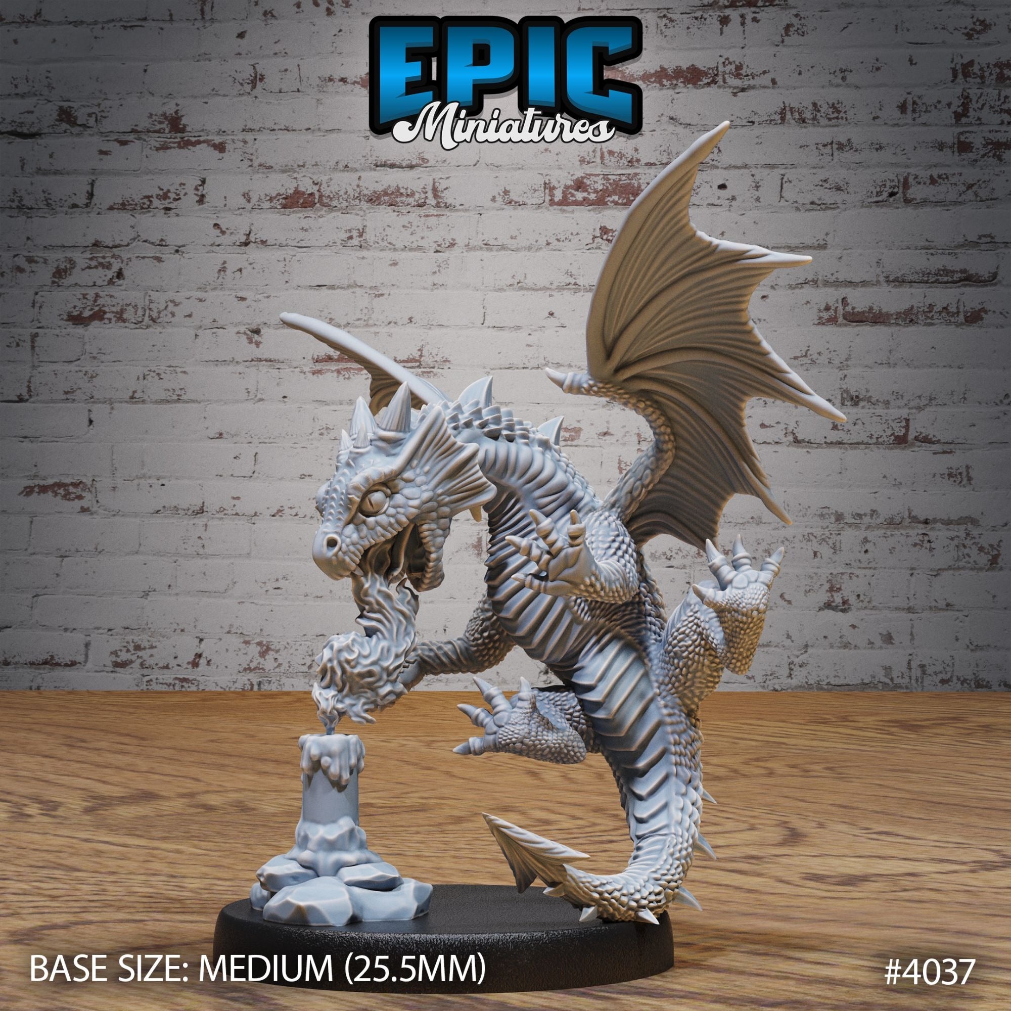 Red Dragon Wyrmling - 3d Printed by Epic Miniatures