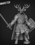 Deer Knight - 3d Printed Miniature Sculpted by Goon Master Games