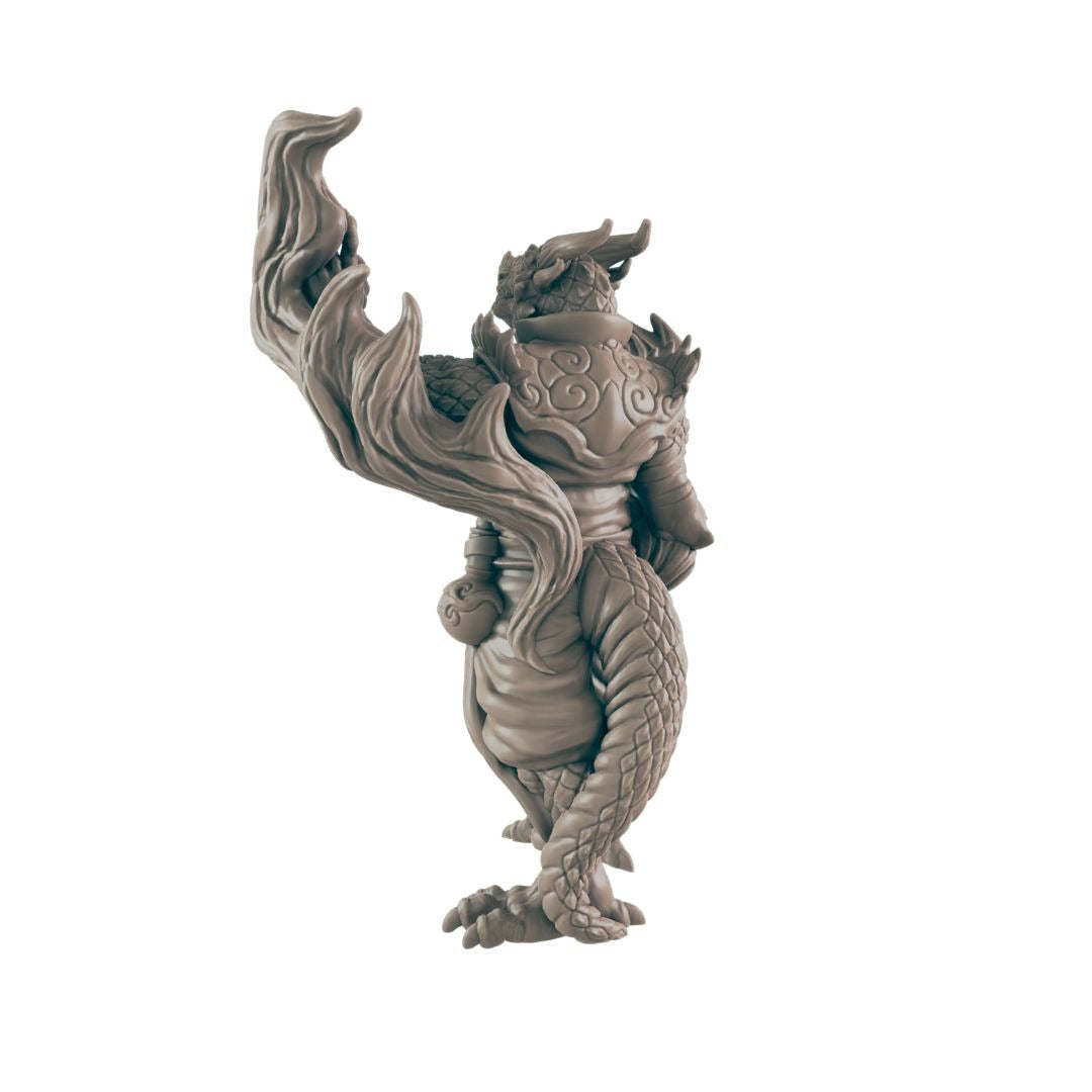 Sorcerer, Dragonkin Male - 3d Printed Miniature Sculpted by EC3D ...