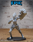 Earth Elemental Female - 3d Printed Miniature Sculpted by Epic Miniatures