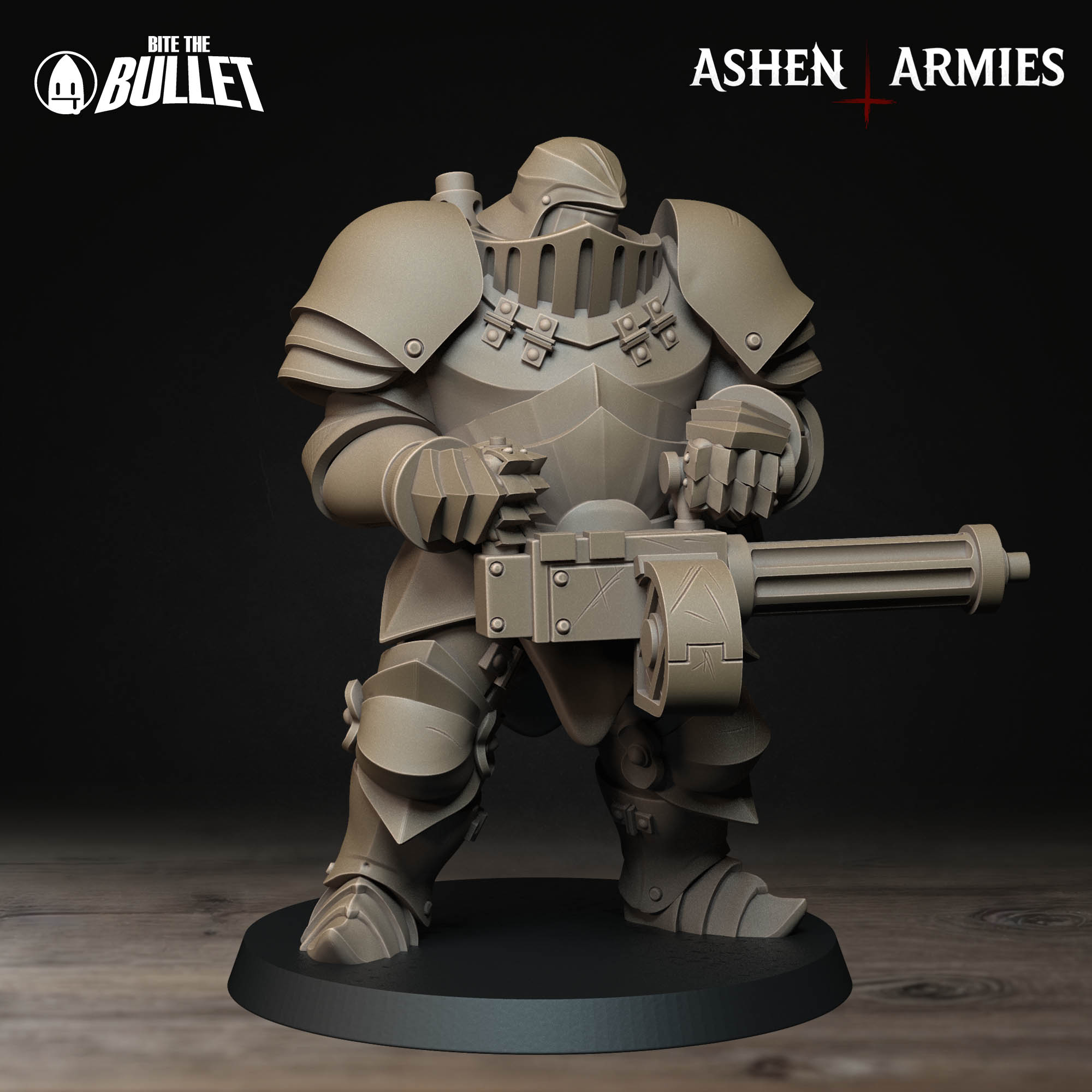 a plastic model of a soldier with a gun