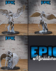 Planetar Female Angel - 3d Printed Miniature Sculpted by Epic Miniatures