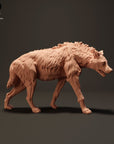 Spotted Hyenas - 3d Printed 1:24 Scale Miniature by Animal Den