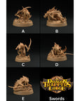 Shadow Wyrms - Fiends of Incandriox - 3d Printed Miniature by Dragon Trappers Lodge