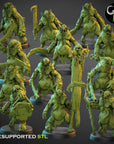 Maggot Fiends - Dark Legions - 3d Printed Miniature Sculpted by Clay Beast Creations