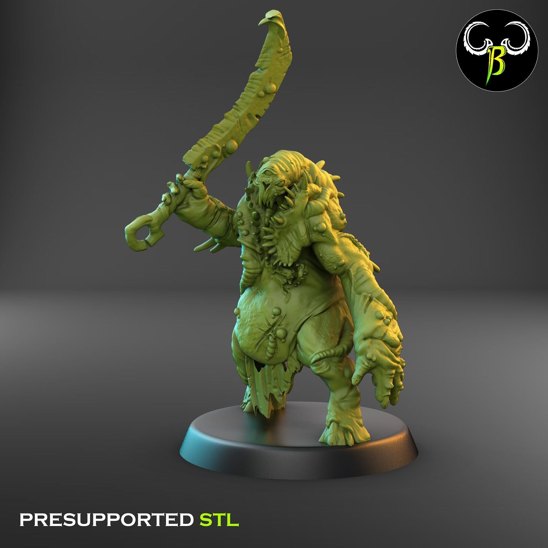 Maggot Fiends - Dark Legions - 3d Printed Miniature Sculpted by Clay Beast Creations