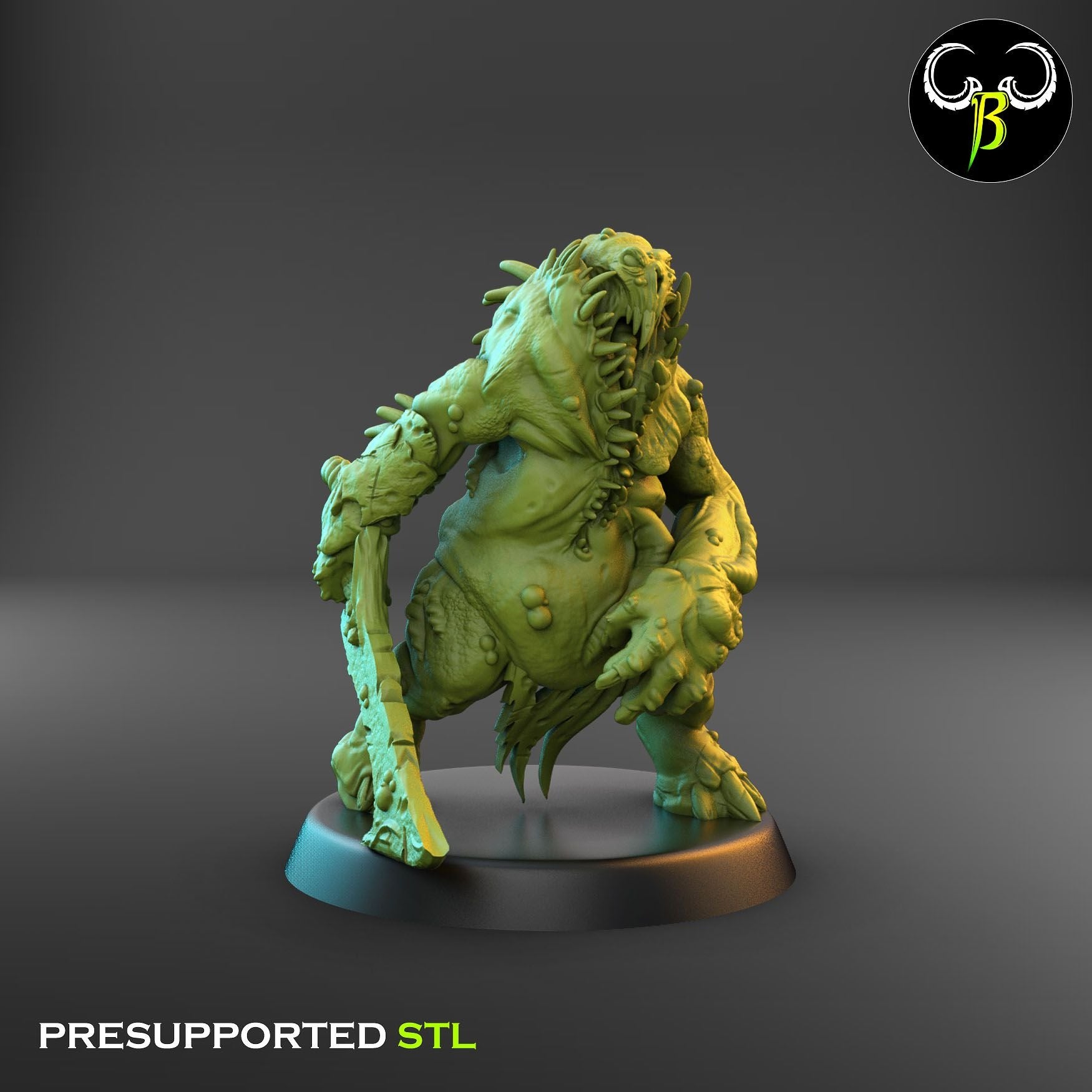Maggot Fiends - Dark Legions - 3d Printed Miniature Sculpted by Clay Beast Creations
