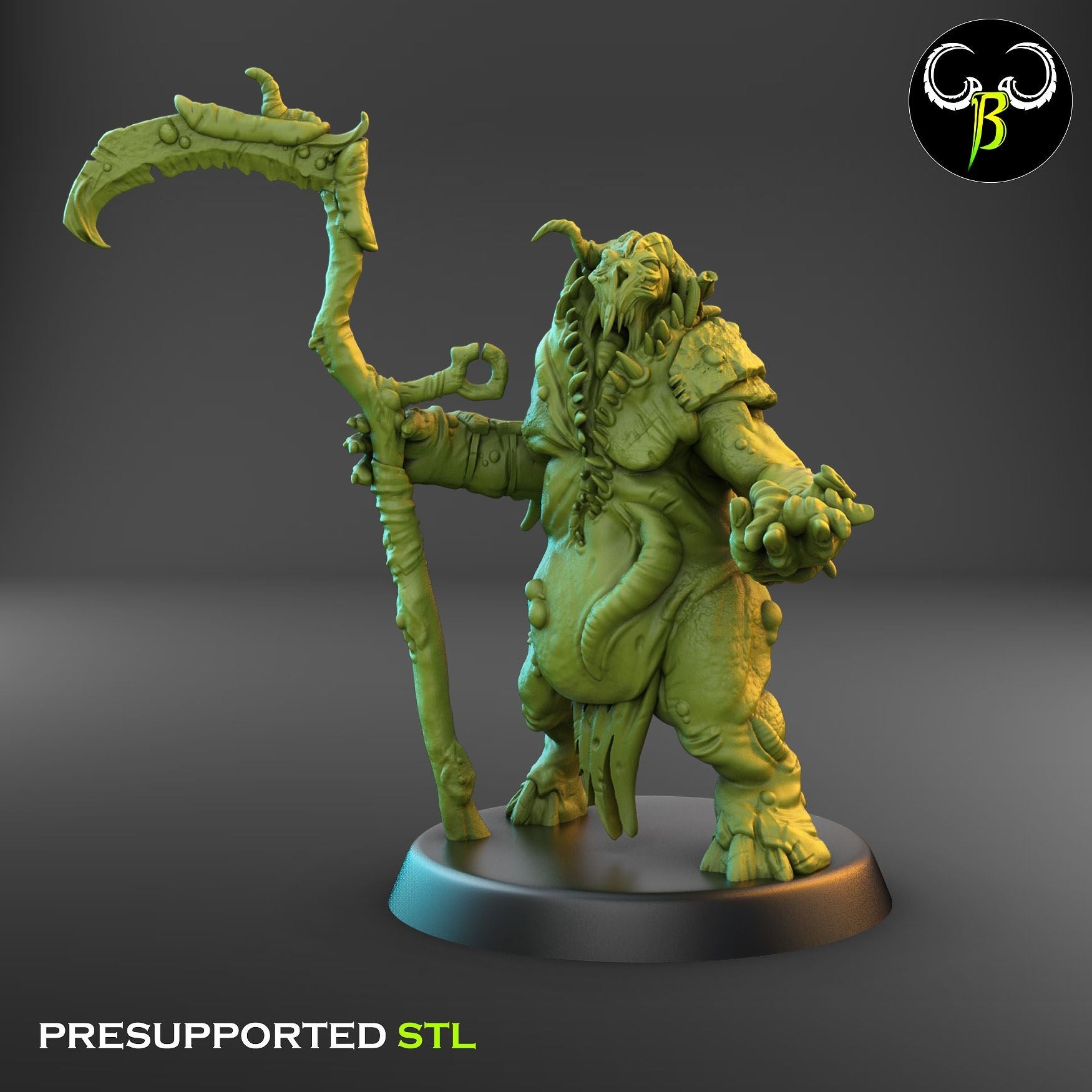 Maggot Fiends - Dark Legions - 3d Printed Miniature Sculpted by Clay Beast Creations