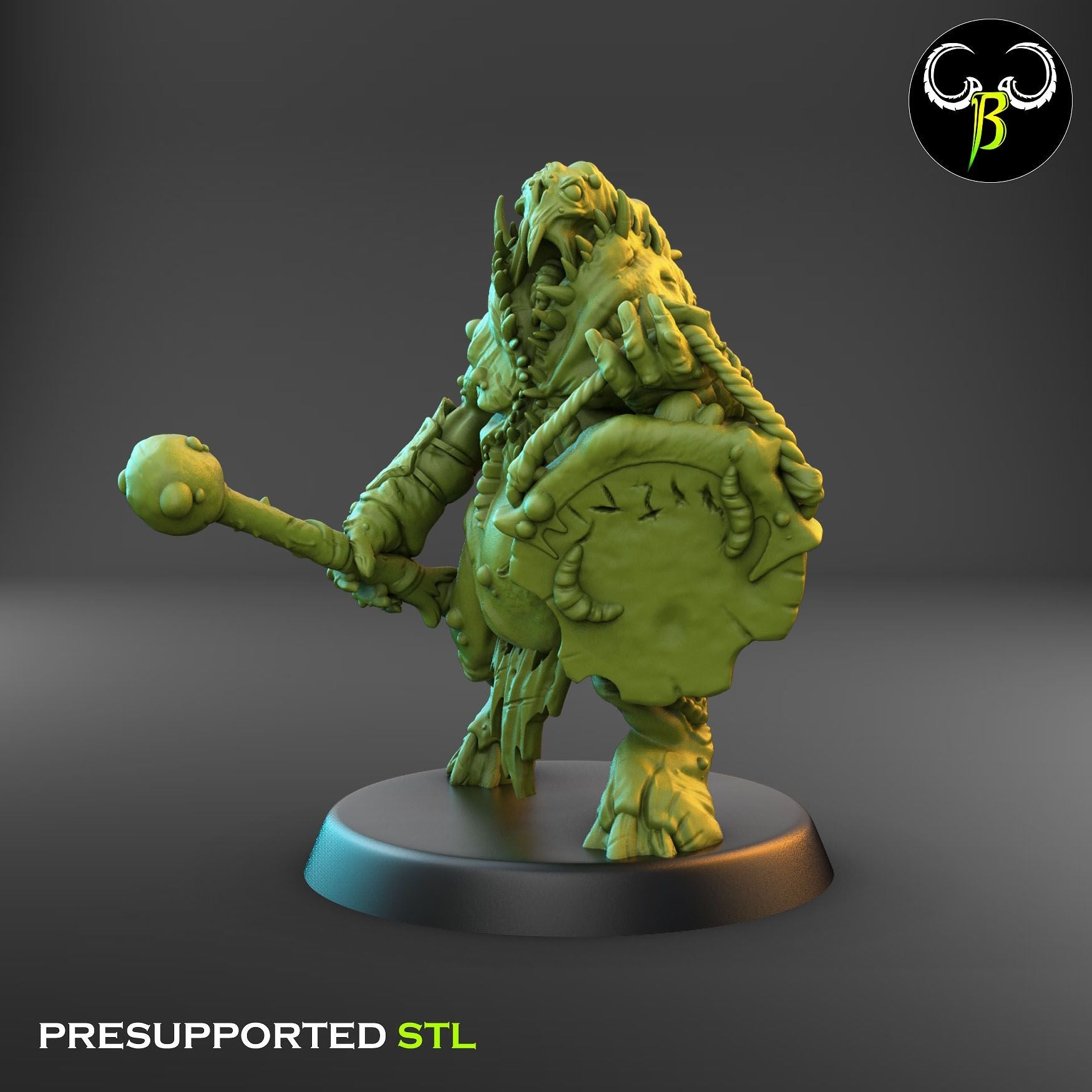 Maggot Fiends - Dark Legions - 3d Printed Miniature Sculpted by Clay Beast Creations