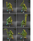 Maggot Fiends - Dark Legions - 3d Printed Miniature Sculpted by Clay Beast Creations