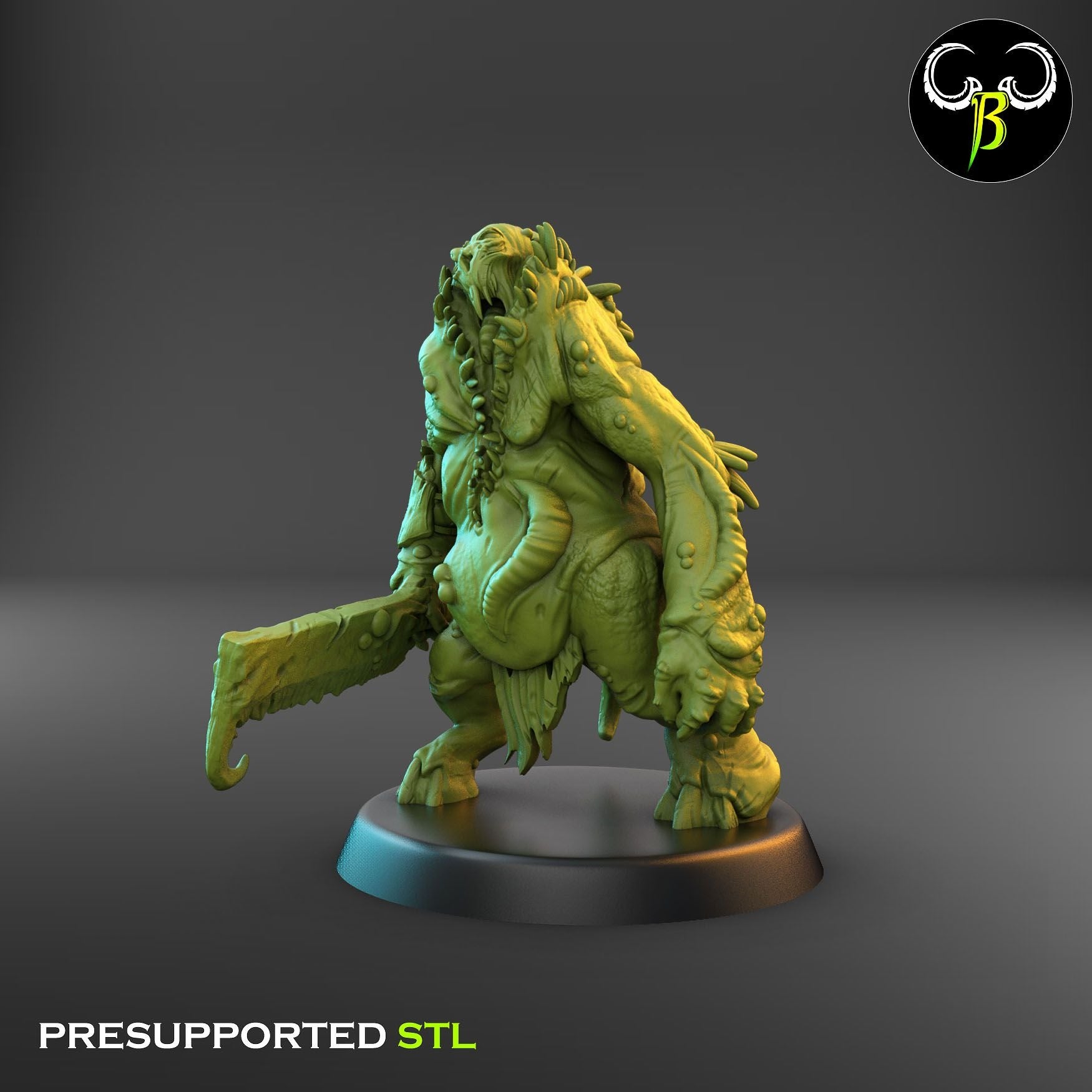 Maggot Fiends - Dark Legions - 3d Printed Miniature Sculpted by Clay Beast Creations