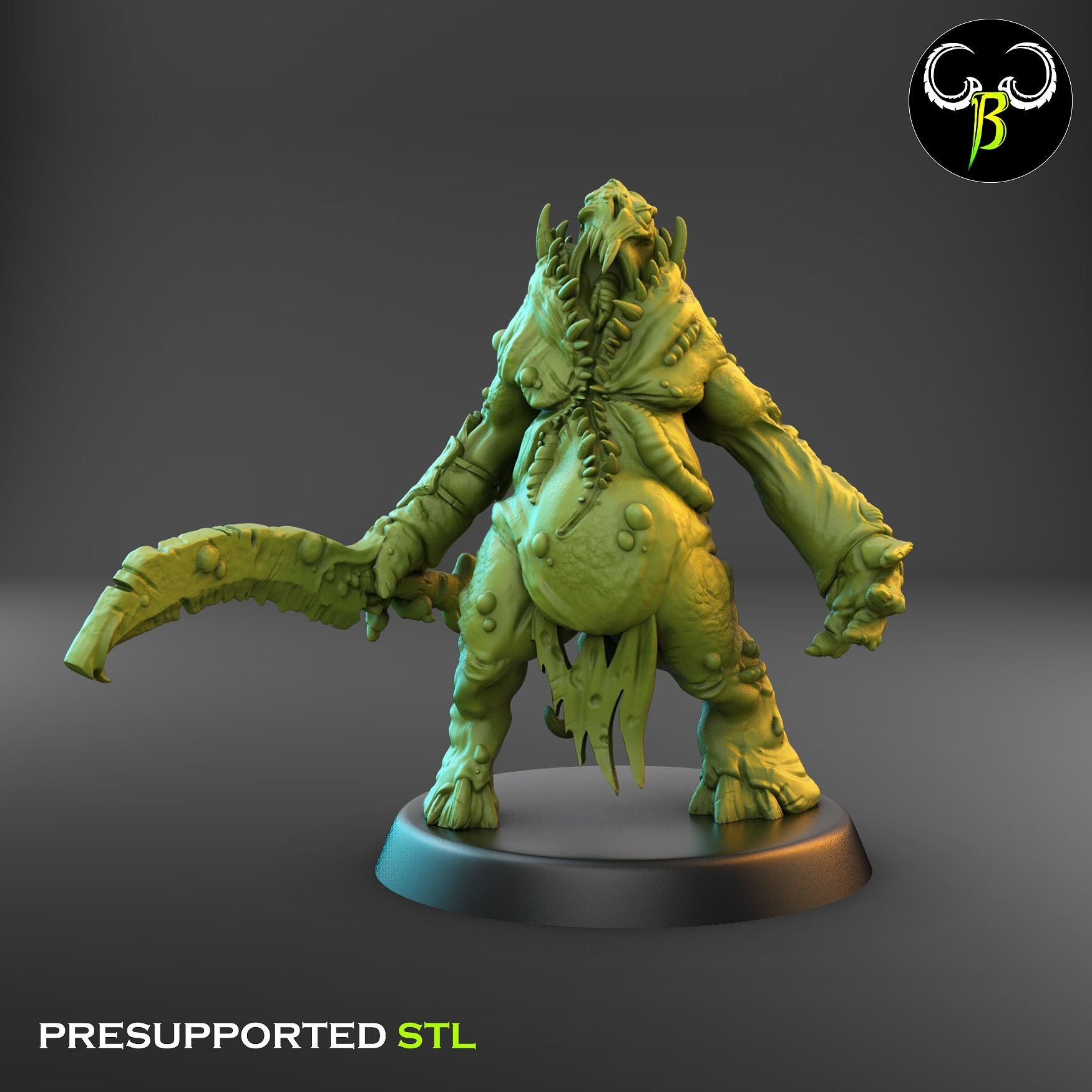 Maggot Fiends - Dark Legions - 3d Printed Miniature Sculpted by Clay Beast Creations