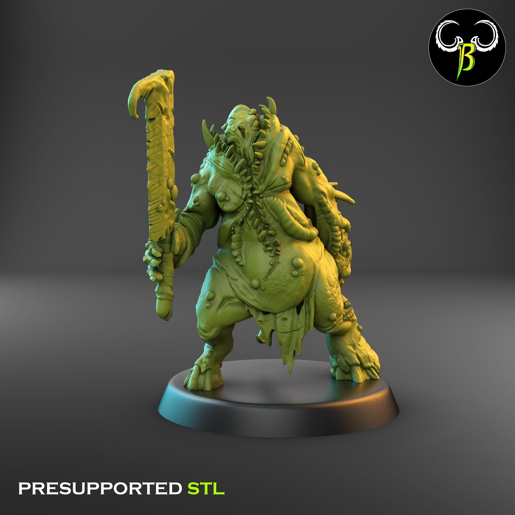 Maggot Fiends - Dark Legions - 3d Printed Miniature Sculpted by Clay Beast Creations