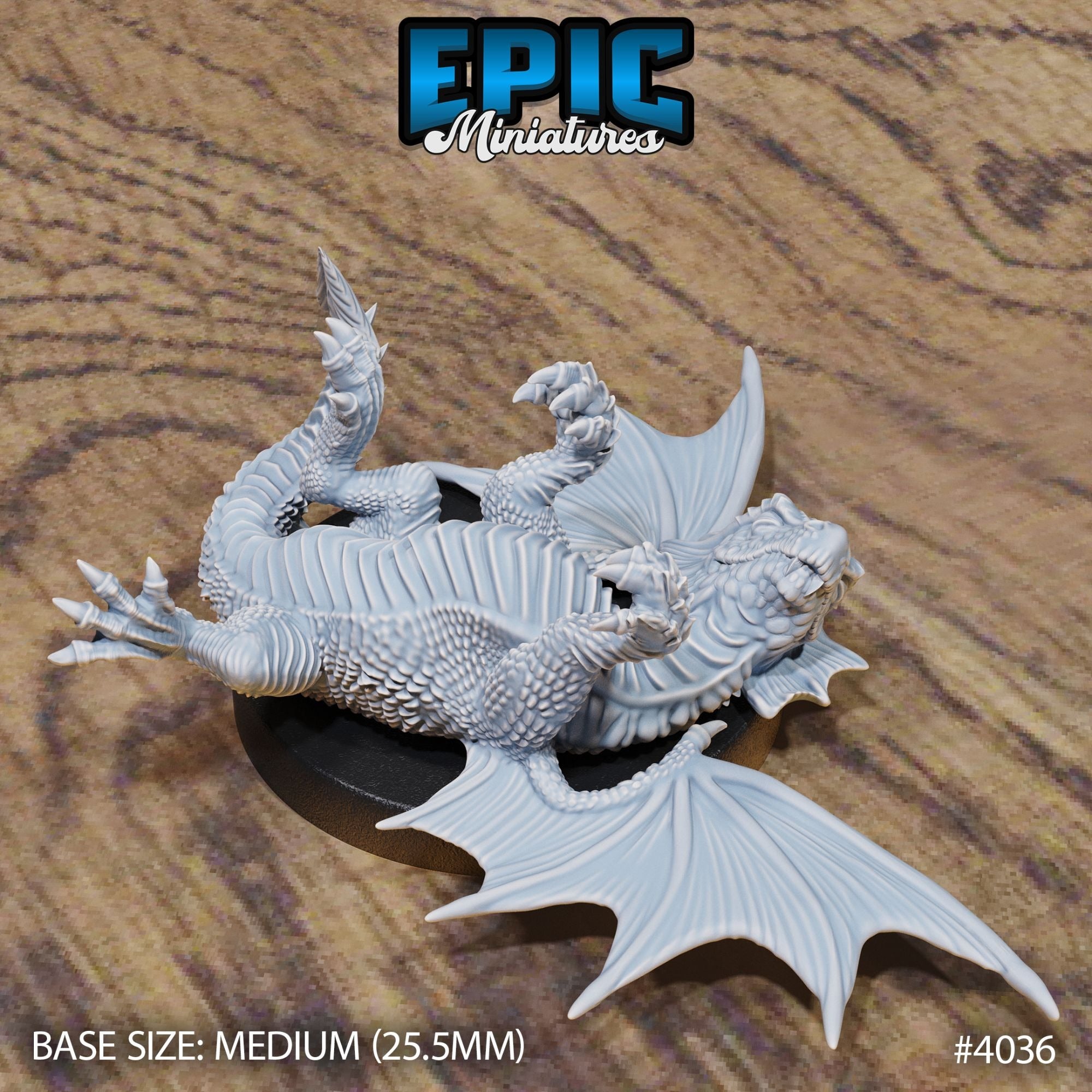 Red Dragon Wyrmling - 3d Printed by Epic Miniatures