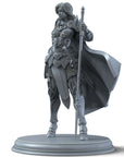 Tiana, Paladin of Justice - 3d printed Miniature by Fireforge Studi