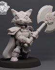 Fox Fighters - 3d Printed Miniature by DiceHeads