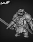 Turtle Crusader - 3d Printed Miniature by Goon Master Games