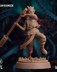 Human Ranger - 3d Printed Miniature by Arcane Minis