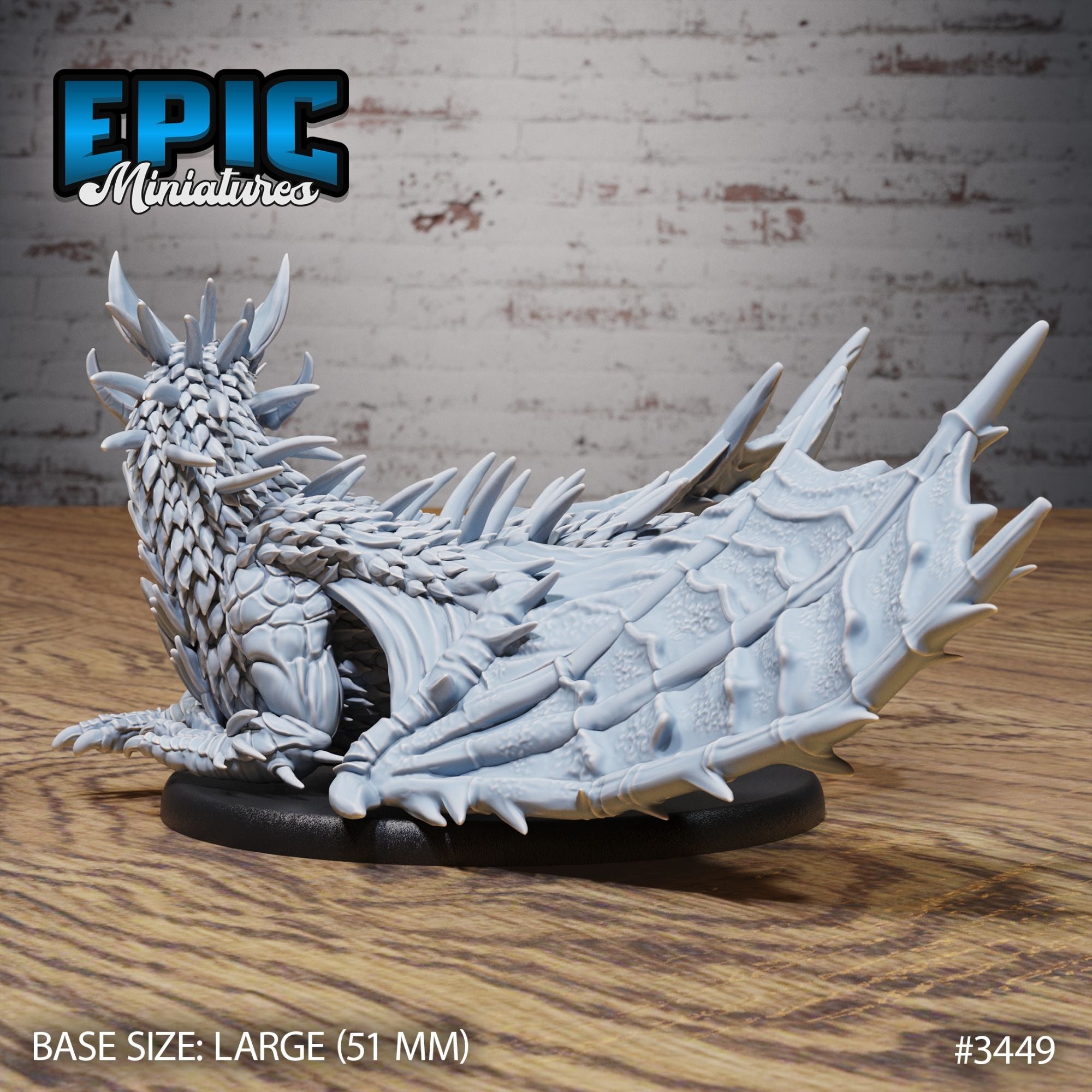 Cactus Dragon - 3d Printed by Epic Miniatures