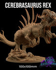 Cerebrasaurus Rex - 3d Printed Miniature by Dragon Trappers Lodge