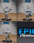 Torch Knight - 3d Printed Miniature Sculpted by Epic Miniatures