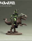 Goblin Raptor Riders - 3d Printed Miniature Sculpted by Dinoworld