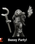 Bunny Sorcerer - 3d Printed Miniature by Printed Encounter