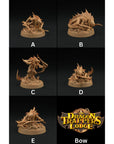 Shadow Wyrms - Fiends of Incandriox - 3d Printed Miniature by Dragon Trappers Lodge