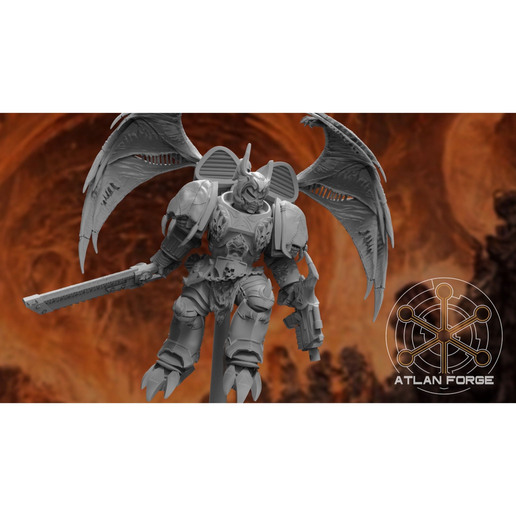 Nekramoroi Spiridus (Devil&#39;s Messengers) - 5 Model Modular Unit 3d Printed Miniature