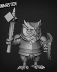 Owlfolk Knight - 3d Printed Miniature by Goon Master Games