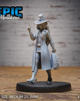 Female Sheriff - 3d Printed Miniature