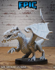 Black Dragon Wyrmling - 3d Printed by Epic Miniatures