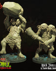 Rock Troll - 3d Printed Miniature by Crippled God Foundry