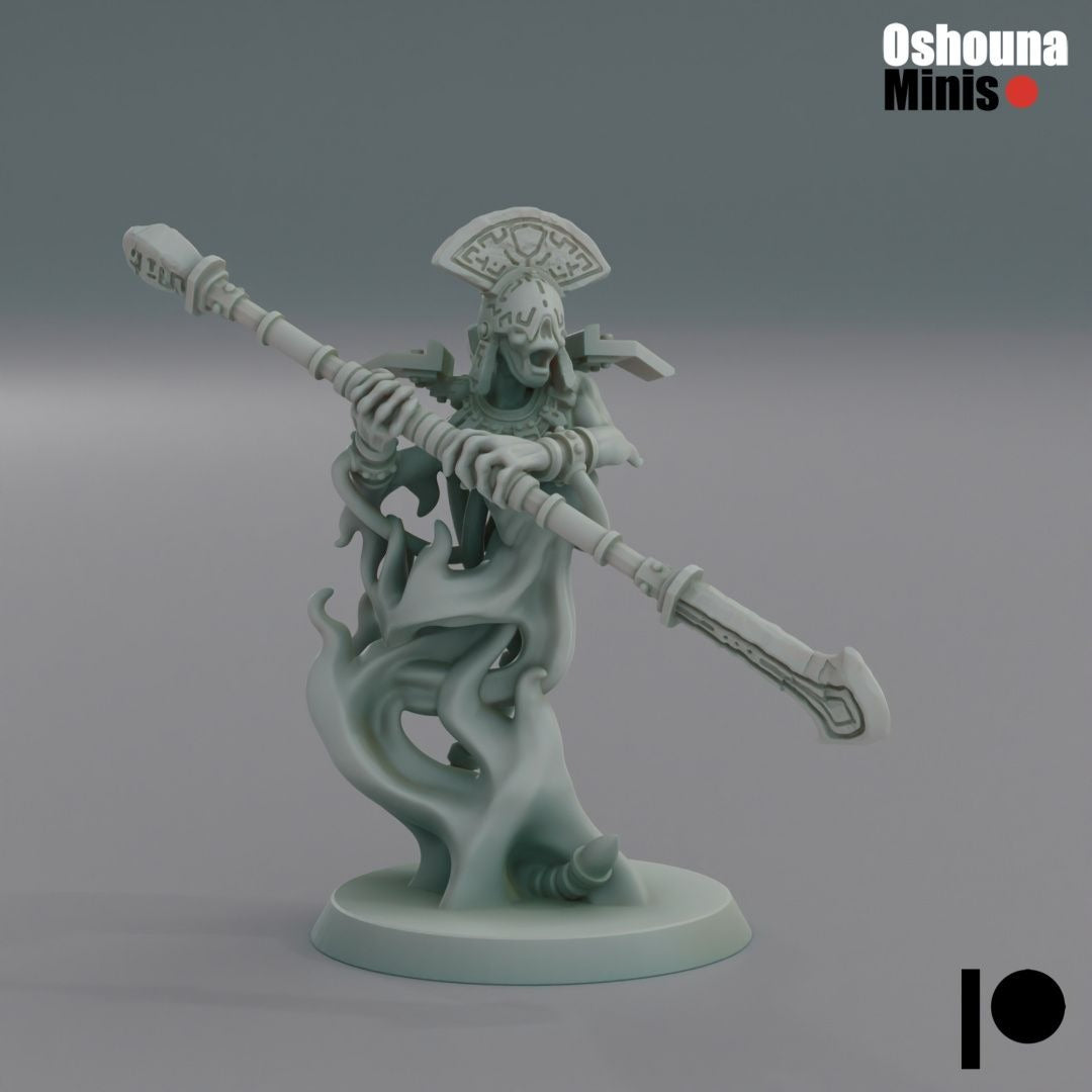 Doomed Empire - Guardians with spears - 3d Printed Miniature by OshounaMinis