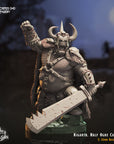 Kigarth, Half-Ogre Captain - 3d Printed Miniature by Crippled God Foundry