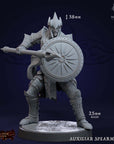 Auxiliar Spearmen - 3d Printed Miniature by Mammoth Factory