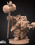 Dwarf High Priest - 3d Printed Miniature by Bite the Bullet