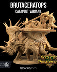 Brutaceratops Siege Engine - Acolytes of the Primordials - 3d Printed Miniature by Dragon Trappers Lodge