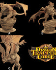 Gargoyles - 3d Printed Miniature by Dragon Trappers Lodge