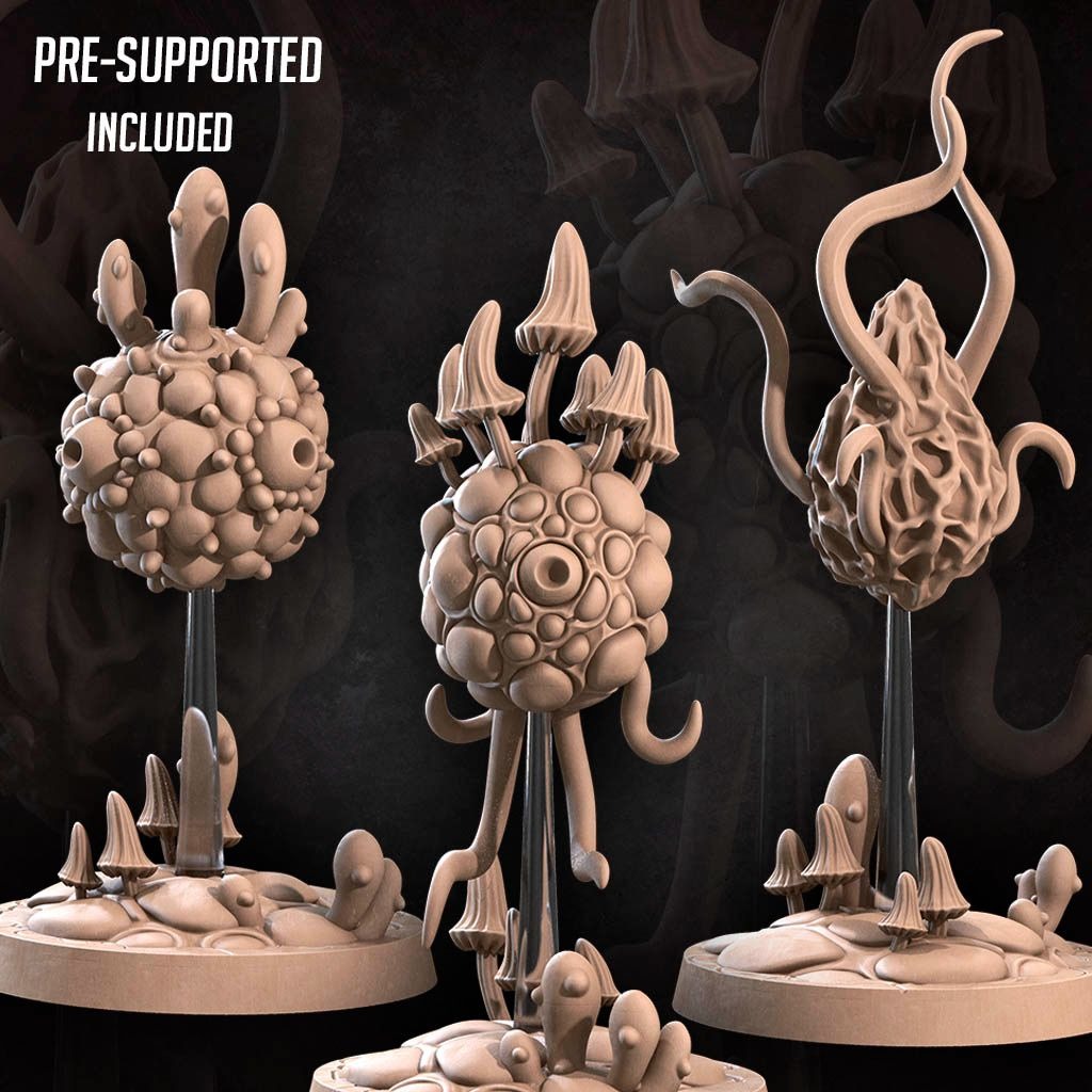 Gas Spores - 3d Printed Miniature sculpted by Bite the Bullet