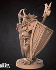 Dragonborn Fighter - 3d Printed Miniature sculpted by Bite the Bullet