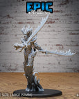 Fire Elemental Female - 3d Printed by Epic Miniatures