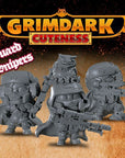 Guard Snipers - 3d Printed Grimdark Cuteness Chibi Miniature