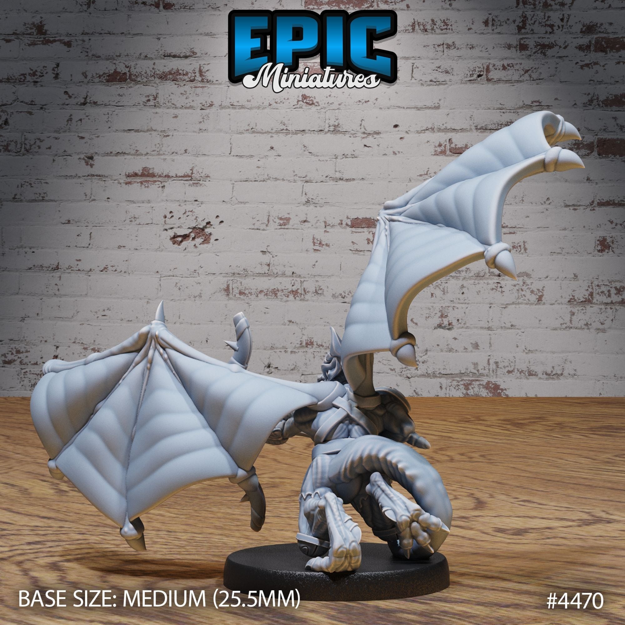 Winged Kobold Tribe - 3d Printed Miniature Sculpted by Epic Miniatures