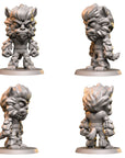 Chibi Monsters - Goo Goo Ghosty Wave 1 - 3d Printed Miniature by SeaHorse3d