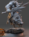 Torvak Stormrage - Ironmane Minotaurs of Emberhold - 3d Printed Miniature sculpted by Daybreak Miniatures