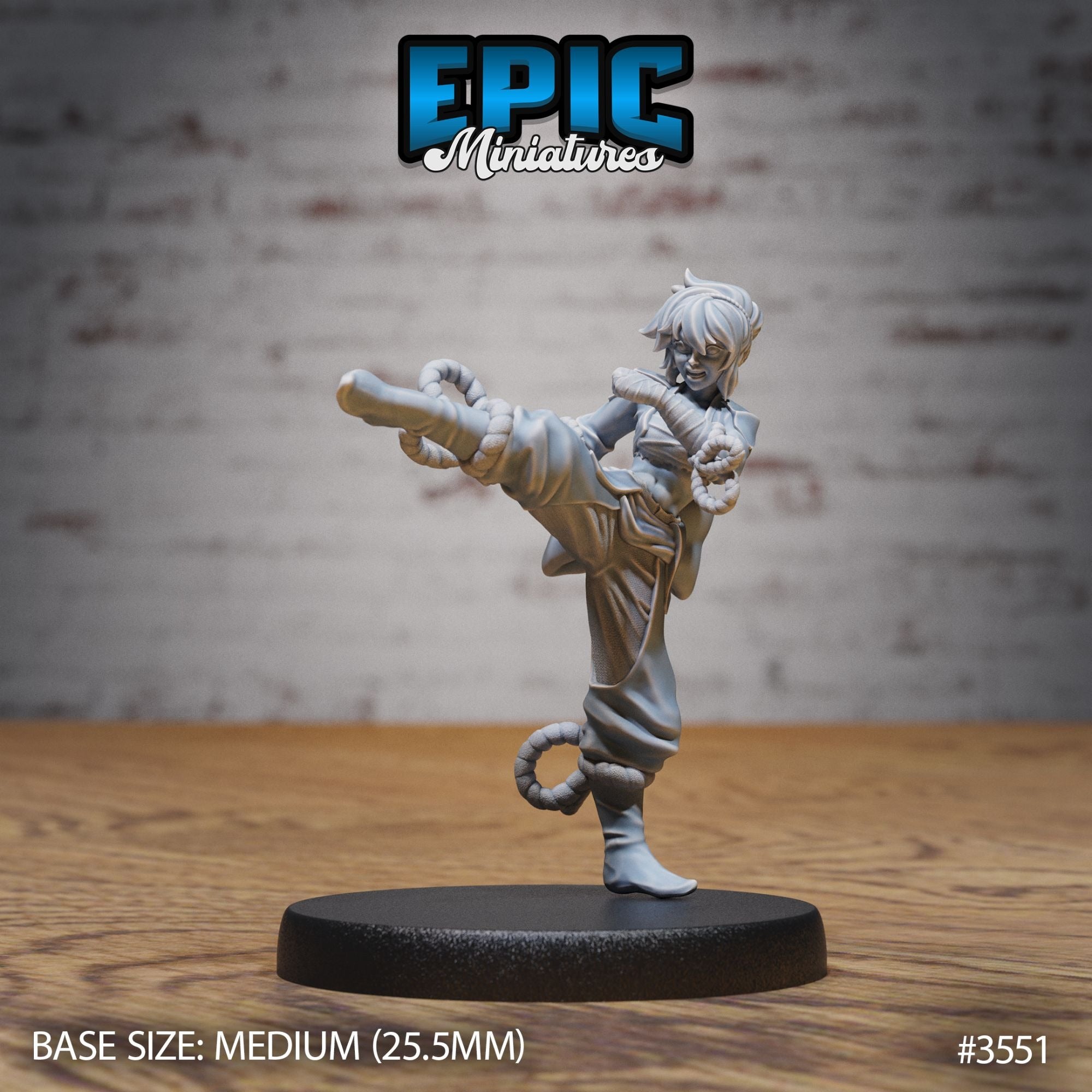 Female Monk - 3d Printed by Epic Miniatures