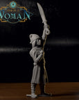 Halfling Paladin Ansira - 3d Printed Miniature by DND Is A Woman