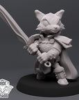 Fox Fighters - 3d Printed Miniature by DiceHeads