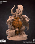 Dwarf King - 3d Printed Miniature by Bite the Bullet